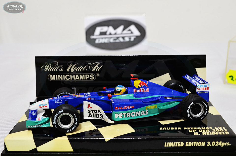 NICK HEIDFELD 2002 SAUBER C21 1:43